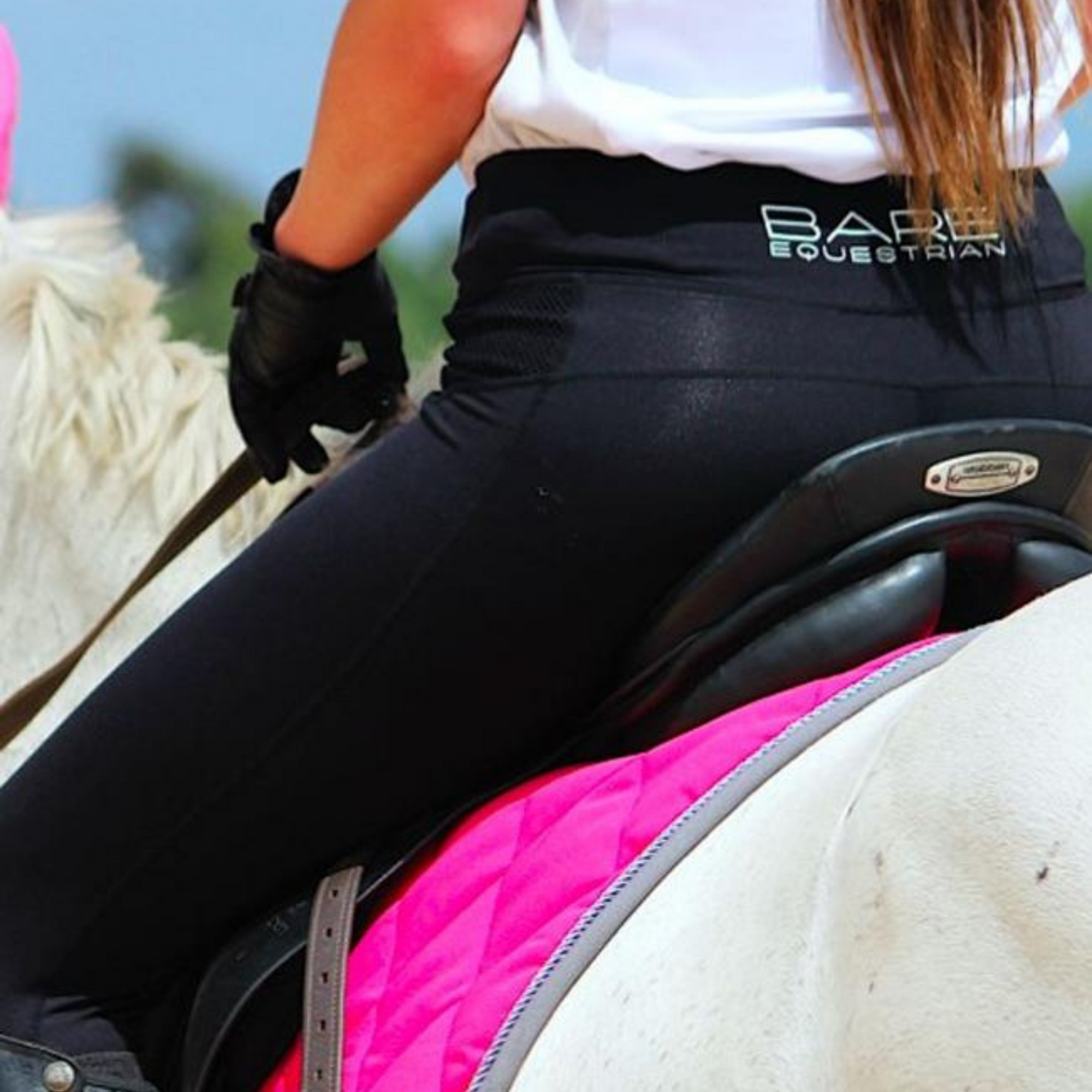 Bare Equestrian Black Leggings - Kids