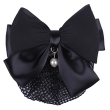 Load image into Gallery viewer, QHP Grace Hair Bow - Black
