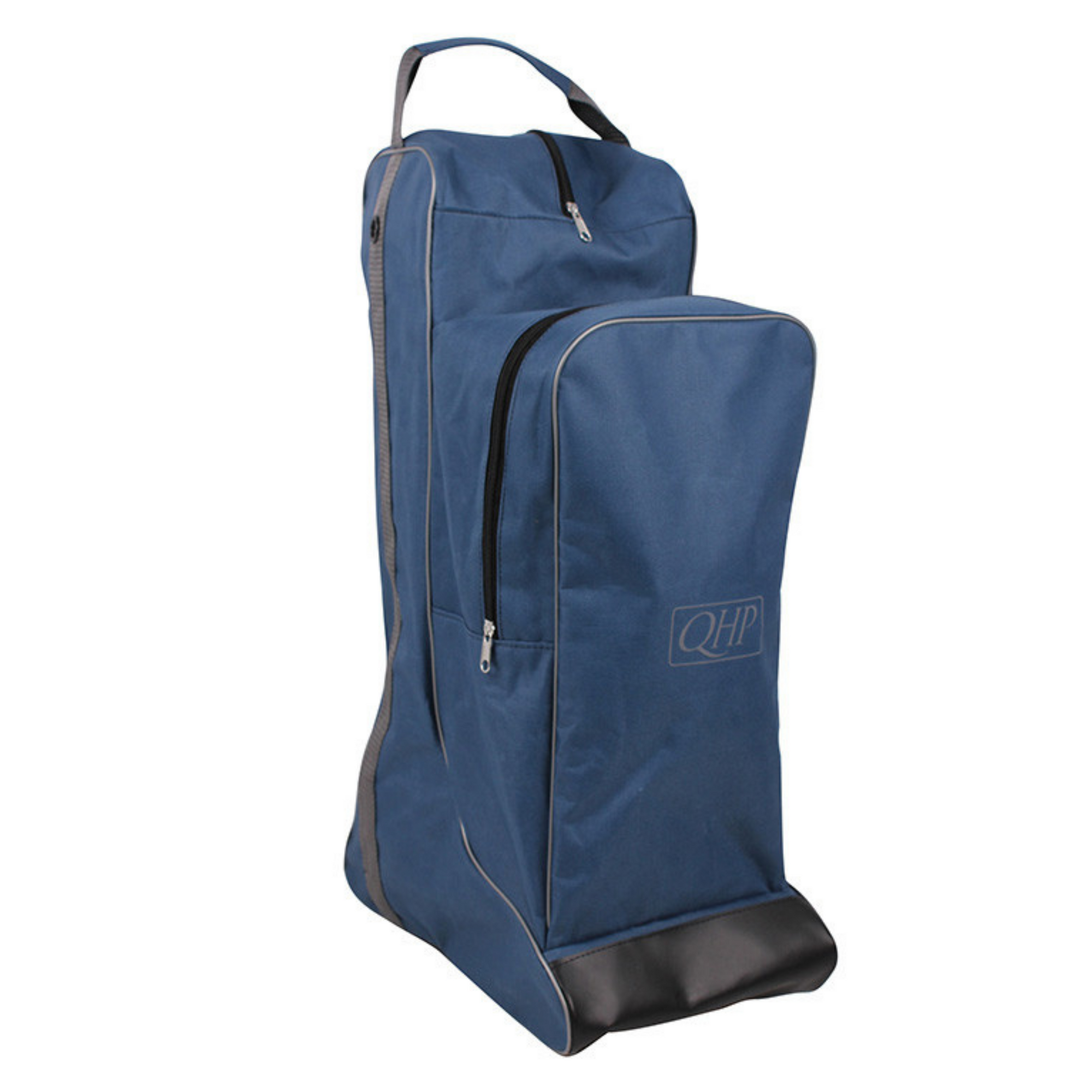 QHP Boot, Helmet & Whip Bag - Navy/Grey