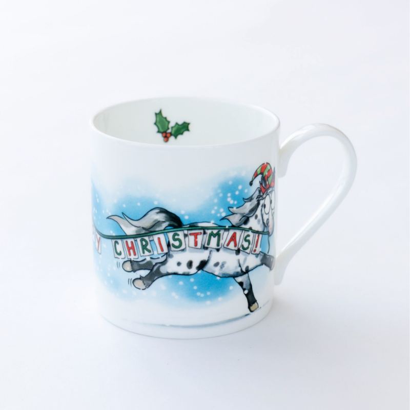 Emily Cole Fine Bone China Mugs - Happy Christmas