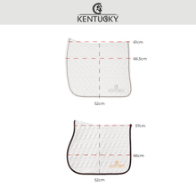 Load image into Gallery viewer, Kentucky Fishbone Quilt Dressage Saddle Pad - Navy
