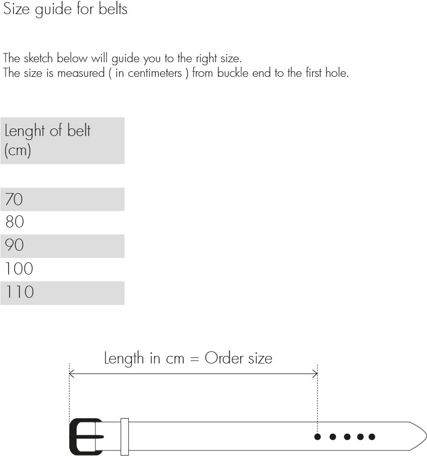 Equestrian Stockholm Thin Contest Belt - Black