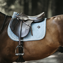 Load image into Gallery viewer, Kentucky Velvet Jump Saddle Pads - Light Blue
