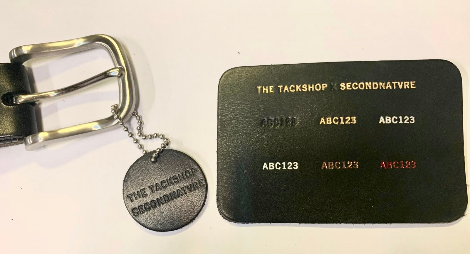 SECONDNATVRE Italian Veg Tan Leather Belt