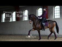 Load and play video in Gallery viewer, Equestrian Stockholm Dressage Pad - Black Raven

