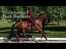 Load and play video in Gallery viewer, Equestrian Stockholm Bandages - Dark Bordeaux
