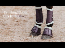 Load and play video in Gallery viewer, Equestrian Stockholm Brushing Boots - Orchid Bloom
