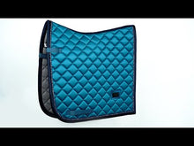 Load and play video in Gallery viewer, Equestrian Stockholm Dressage Pad - Aurora Blues
