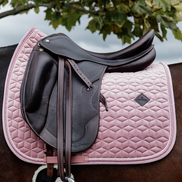 Kentucky Velvet Dressage Pad - Old Rose