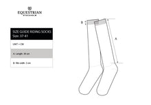 Load image into Gallery viewer, Equestrian Stockholm Socks - Navy
